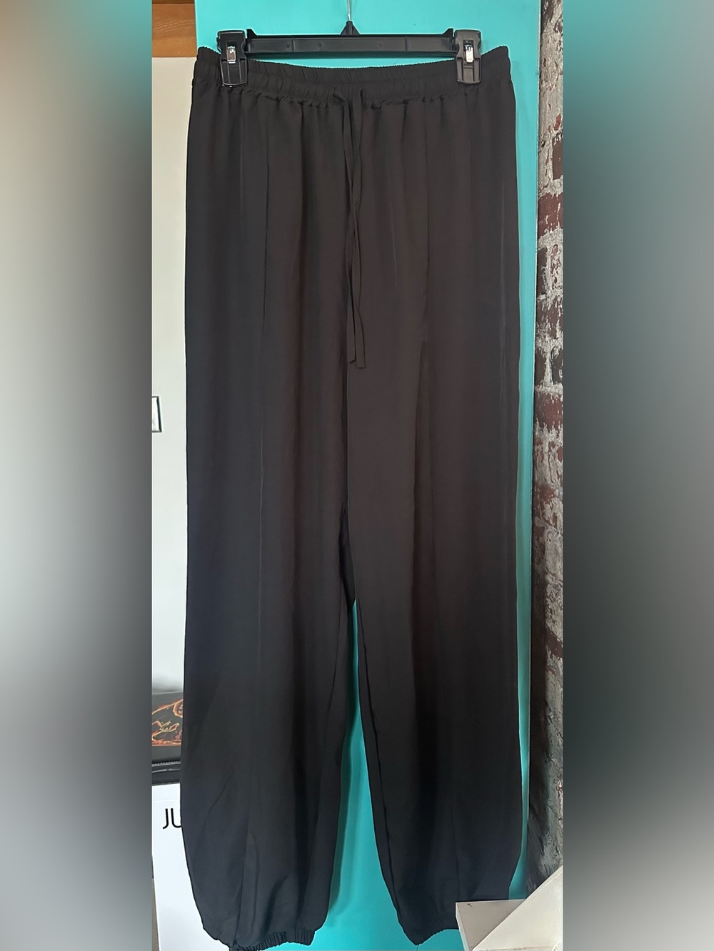 Small Flowy Black Lounge Pants